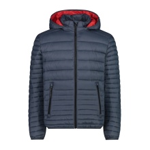 CMP quilted jacket with hood and 3M Thinsulate padding titanium grey men